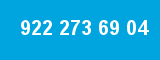 922 273 69 04 922 273 69 04